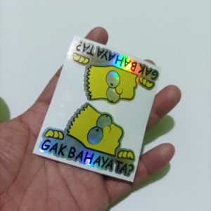Sticker Stiker Cutting Ga Bahaya Ta? Hologram