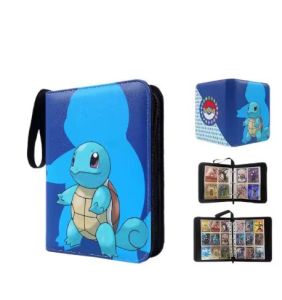 Bandai | 2026Pokemone Card Album PU Zipper Photo Album Collection Book Anime Figure Album Hobby File Kids Toy Gifts In Stock