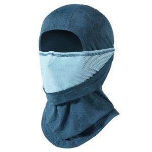 Summer Cycling Balaclava Hat Cooling Sun UV Protection Full Face Mask Windproof Hood Cap Motorcycle Helmet Liner Sports Headgear