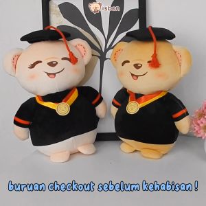 Boneka Beruang Wisuda Toga Graduation Gift STD Boney Bonita by Istana Boneka