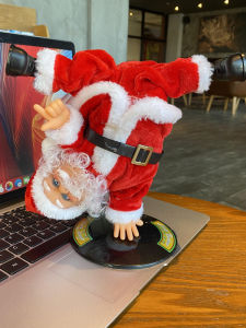 ตุ๊กตาคริสต์มาสหมุนได้ ตุ๊กตาเด็กผู้ชายและเด็กผู้หญิง ของขวัญคริสต์มาส ของตกแต่งบ้าน ของเล่นสร้างสรรค์ ของเล่นดีไซน์