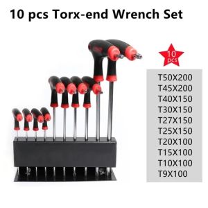 Professional Color Coded Long Hex Key Set10 Piece Metric Allen Key SetEasily Access Hard-to-Reach Spots Includes Storage Case