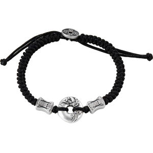 SOULSILVER | Wealth-Attraction Lucky Knot S925 Silver Bracelet