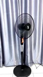 รับประกัน3ป เดิม5ใบเงียบ 16 นิ้ว Floor fan/Table fan พัดลมตั้งโต๊ะ/ตั้งพื้น ปรับความสูงได้ พัดลมมินิมอล