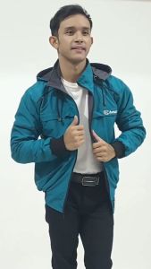Jaket Taslan Waterproof New Bolak Balik BB Hoxer-gibranstore
