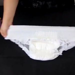 Adult Diapers Pants Disposable Breathable Underpants Soft Pull Up Diapers Tape Size M/L/XL (10pcs/1pack) Leak-Proof