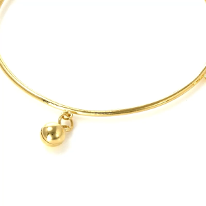 Chow Sang Sang  周生生 999.9 24K Pure Gold Chinese Gifting Collection Adjustable Bangle for Tiny Size 09220K Price-by-Weight 7.11g Gold [Size Adjustable]
