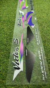 Striping Victor S lis Ninja Bahan Bening Transparan Sticker