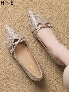 Daphne | Flat Shoes With Heightening Toe French Style