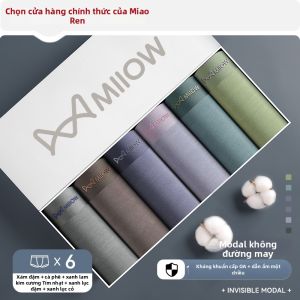 Quần lót đùi nam MiiOW cotton nguyên chất kiểu dáng mới cỡ lớn
