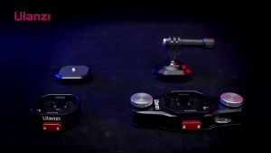 ULANZI U-100 Claw Quick Release Plate Ball Head Vlog Tripod Mount for DSLR Camera