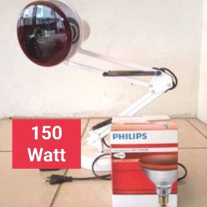 ADA PENGATUR SUHU 1 SET KOMPLIT Lampu fisioterapi infrared philips komplit lampu dan standing