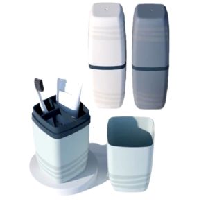 Multipurpose Portable Travel Toothbrush Case Holder Storage Organizer with Wash Cup Toothbrush 1PCS Box Storage