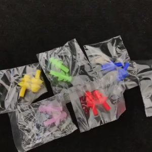 (Ce14)20Pcs Noise Reduction Silicone Ear Plugs Sleep Earplugs Swimming Earplugs With Rope For Diving Underwater Ear Plugs