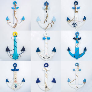 Mediterranean Style Decorative Pendant Living Room Wall Boat Anchor Swim Ring Bedroom Bar Restaurant Background Wall Decoration Ornament