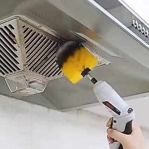 22 /3Pcs Electric Drill-Brush Kit Power Scrubber Brush For Carpet Bathroom Surface Tub Furniture Shower Tile Tires Cleaning Tool