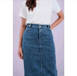 Highwaist Rok Jeans - Rok Denim - Rok Jeans Skirt Theana