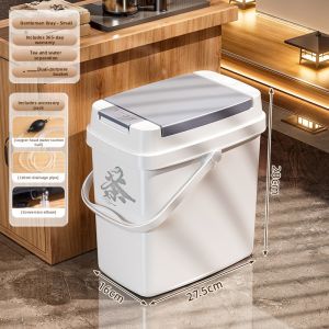 MEIZHUFU | Dry Wet Separation Tea Leaf Filter Waste Water Bucket