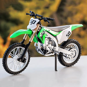 1:12 Kawasaki KX450 Toy Motorcycle Models Alloy Diecast Ninja 400 Motorbikes Shock Absorption Rubber Tires Model Toys Child Gift