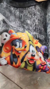 เสื้อยืดฟอกวินเทจ ขายดีส่งฟรี เสื้อยืดคอกลม ฟอกวินเทจ อก 32-46 นิ้ว ชายหญิง ใส่ได้มีเก็บปลายทาง ฮาโลวีน