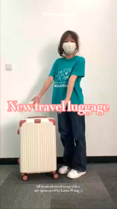 DULEPIG 20/22/24/26/28 Multi-functional Luggage Aluminum Frame with USB Suitcase with Password Lock
