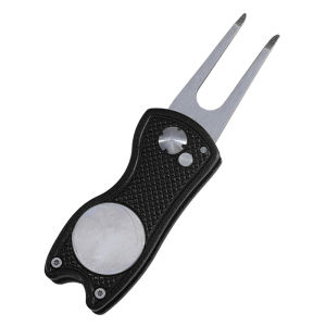 1/2PCS Foldable Golf Divot Repair Fork Pitch Groove Cleaner Multifunctional Ball Tool Putting Green Training Golf Accessories