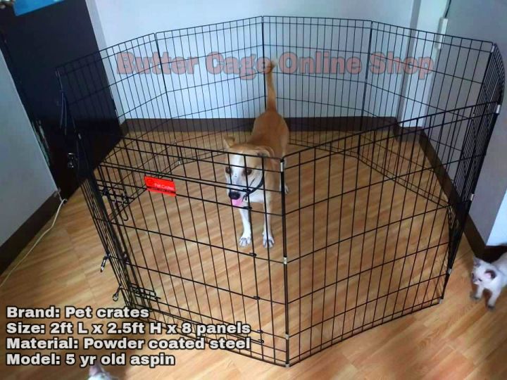 Pet crates 30 inches Medium height panel dog fence