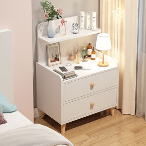 APTO Wooden Bedside Table Household Bedside Storage Nightstand Modern Simple Style Wooden Storage Rack