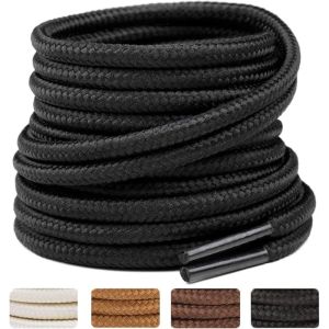 Round Braided Replacement Shoelaces Multi Color Thick Rope Laces For Casual Boots Sneakers Daily Shoe Repair Accessory Gift