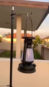 เสาไฟแคมป์ปิ้ง 200cm ขาตั้งไฟแคมป์ปิ้ง ขาตั้งไฟแคมป์ ขาตั้งไฟตกปลาป่า