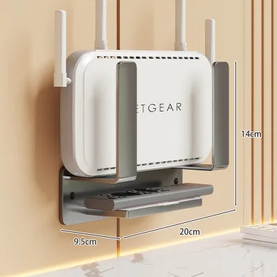 evesigar | Router and Modem Multi-functional Storage Shelf