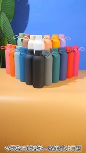 Botol Minum Termos Stainless Steel 304 Vacuum Tumbler 500ml Casual Simple Polos Doff TK 275