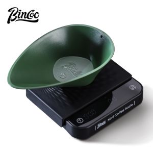 BINCOO Coffee Scale Dish Set ABS Coffee Bean Weighing Tray Coffee Sealing Tube Coffee Mini Scale Set Specialized Hand Brewed Espresso Machine Accessories