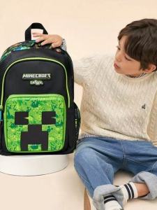 Smiggle Australia World Backpack My World School Backpack Multi-Functional Zipper Support Lumbar Double Shoulder Bag for Primary School
