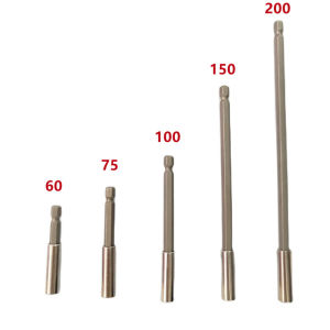 60/100/150/200mm 1/4"Hex Rod Shank Long Handle Screwdriver Tip Holder Extension Bit Set Extensions Quick Change Hand Tool Socket