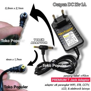 DC power Adaptor 1A switching Jinlong JL 1210 kualitas profesional charger pengecas