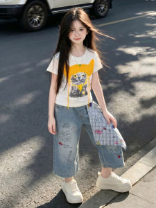ZIRUIBABA | Summer Thin Girls 7/8 Jeans