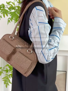 Mingxiannu West Leather Sling Bag for Woman Lady Casual Bag Womens Shoulder Bag Female Hand bag