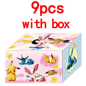 Bandai | Anime Pokémon Eevee Blind Box Model Figure 1-9 pcs Sleep Series Interior Hand Sleeping Position Toys Gift for Sfriends