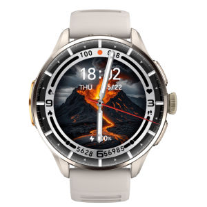 H100 Android WiFi GPS Smartwatch Smart Watch 4G/5G Full Network 1.8inch AMOLED Large Battery 190° Rotating Camera Google Play