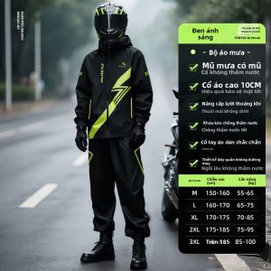 KeyRu | Áo Mưa Chống Thấm cho Nam Người Đi Xe và Nhân Viên Giao Thực Phẩm