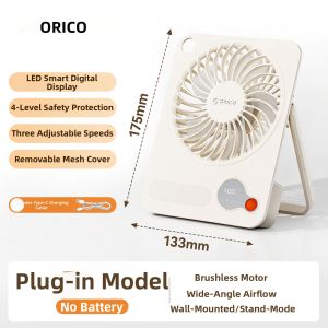 ORICO | USB Charging Long Battery Life Lightweight Quiet Desk Fan
