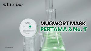 Whitelab Mugwort Pore Clarifying Mask - Masker Pori Kecil Minimalis Bebas Jerawat Dengan Niacinamide [BPOM]