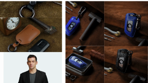 Bao da chìa khóa ô tô Subaru 3 và 4 nút bấm da bò thật tặng kèm móc khóa xịn