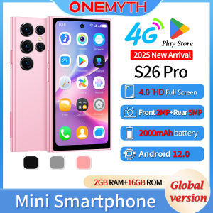Dual 4G LTE Network ONEMYTH S26 Pro Mini Smartphone Dual SIM 4.0 HD Full Screen 2000mAh 2GB+16GB Play Store Gift For Girls
