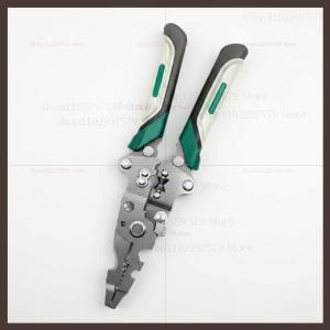 Electrician Wire Crimper and Pliers Multi-Function Cable Cutting Terminal Crimping Tool for Electrical Wiring Home Repairs DIY
