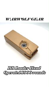 BB Loader Hand Operated 1000 Rounds WARWOLFGEAR