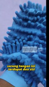 Lap Cendol Microfiber - Sarung Tangan Cuci Motor dan Mobil