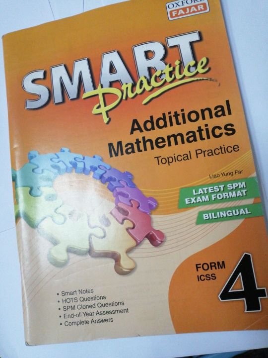 Nota Add Math Form 4 Add Maths Form 4 Old syllabus 2015 workbook.Bilingual. With smart notes ...