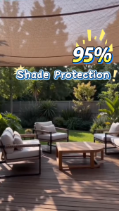 [Buy 1 Get 2] Sun Shade Net Car Cover Awnings Anti UV 95% Outdoor Shade Sail for Garden Patio Swimming Pool (Free 1x2)